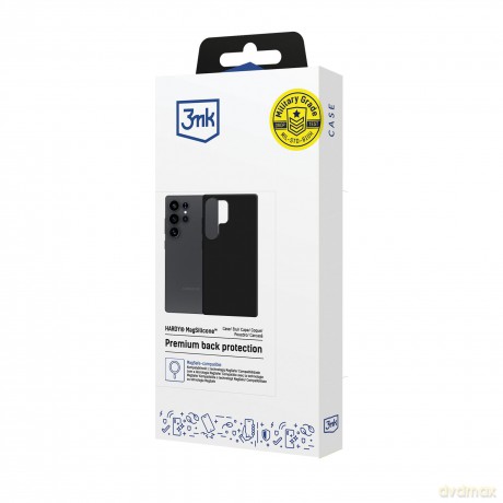 Samsung Galaxy S25 Ultra - 3mk Hardy MagSilicone Black