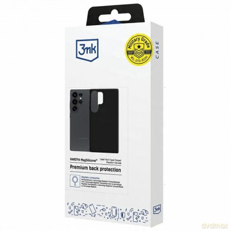 Samsung Galaxy S25 Ultra - 3mk Hardy MagSilicone Black