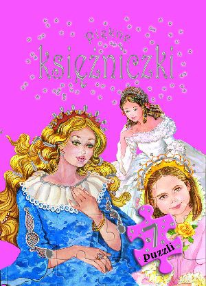 Piękne księżniczki. 7 puzzli [KSIĄŻKA]