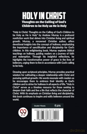 Holy in ChristThoughts on the Calling of God's Children to be Holy as He is Holy (Edition 2023) - Andrew Murray [KSIĄŻKA]