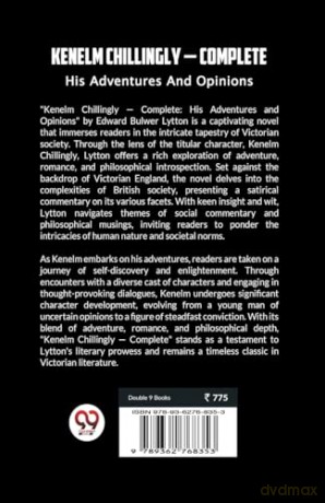 Kenelm Chillingly - CompleteHis Adventures And Opinions (Edition 2024) - Edward Bulwer Lytton [KSIĄŻKA]