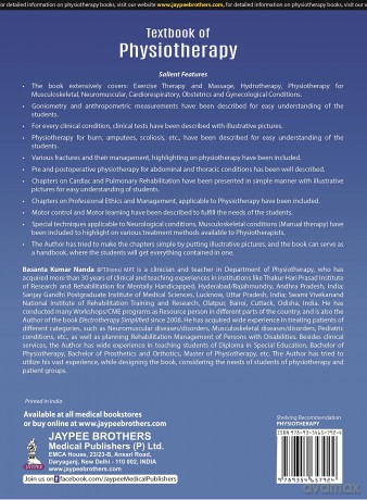 Textbook Of Physiotherapy [KSIĄŻKA]