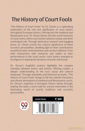 The History of Court Fools (Edition 2023) - Dr Doran [KSIĄŻKA]