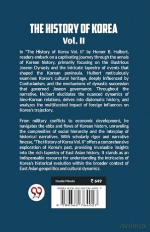 The History of Korea Vol. II (Edition 2023) - Homer B Hulbert [KSIĄŻKA]