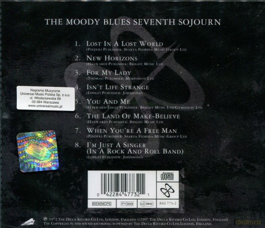 The Moody Blues: The Moody Blues Seventh Sojour [CD]