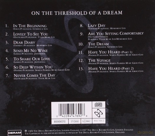 The Moody Blues: Threshold Of A Dream [CD]