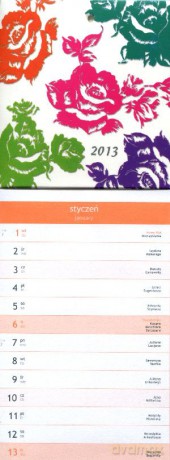 Planer ścienny mini 2013. Róże [KSIĄŻKA]