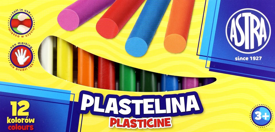 Plastelina 12 kolorów [SZKOŁA]