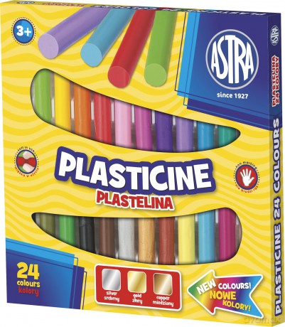 Plastelina 24 kolory [SZKOŁA]