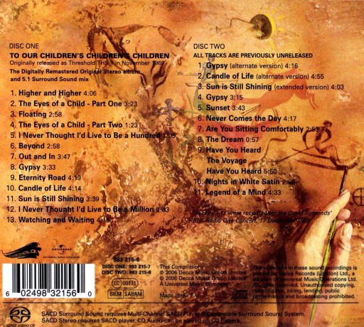 The Moody Blues: To Our Children's Children's Children [2CD]