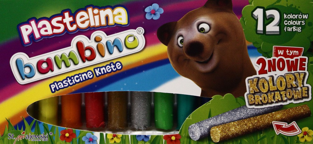 Plastelina Bambino 12 kol. [SZKOŁA]