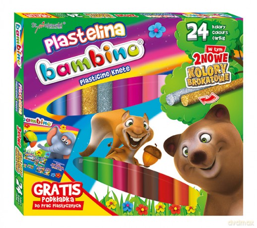 Plastelina Bambino 24 kol. [SZKOŁA]