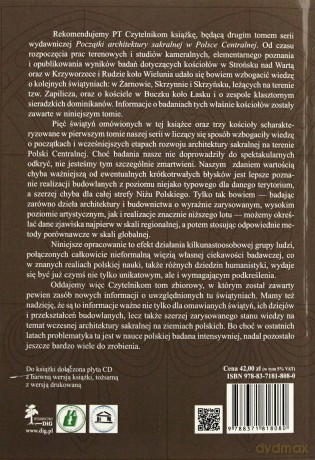 Początki architektury sakralnej w Polsce Centralnej. Część II. Zapilicze i Sieradzkie + CD - Leszek Kajzer (red.) [KSIĄŻKA]