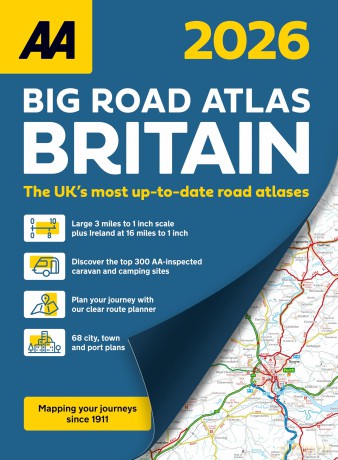 AA Big Road Atlas Britain 2026 spiral bound [KSIĄŻKA]