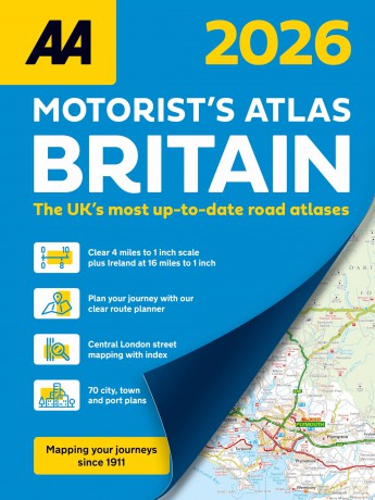AA Motorists Atlas Britain 2026 spiral bound (AA Road Atlas) (UK Road Atlases) (AA Road Atlas Britain) (AA Motorist's Atlas 2026) [KSIĄŻKA]