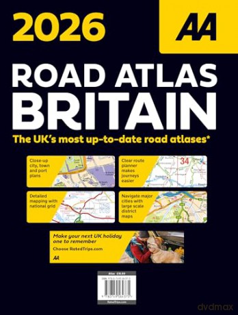 AA Road Atlas Britain 2026 spiral bound [KSIĄŻKA]