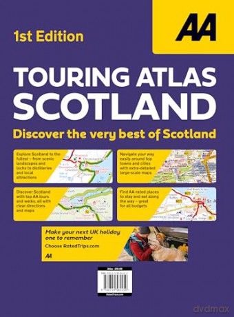AA Touring Atlas Scotland 2026 spiral bound [KSIĄŻKA]