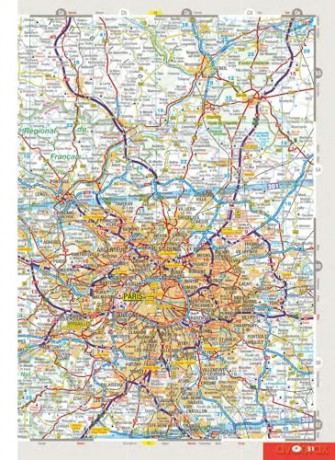 AA Travellers Atlas France 2026 flexi bound (AA Road Atlas) (AA Road Atlas France) (France Road Atlas) [KSIĄŻKA]