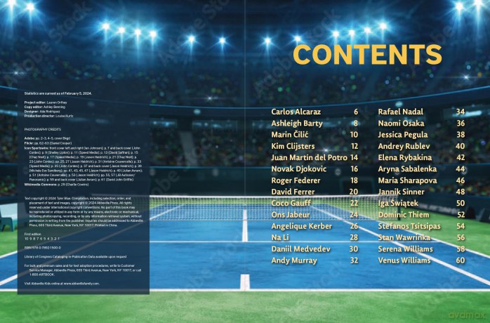 Stars of World Tennis (Abbeville Sports) - Tyler Blue [KSIĄŻKA]