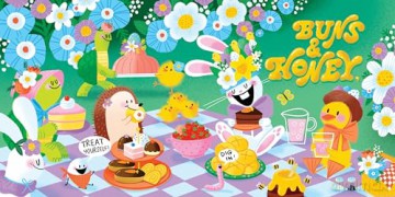 Easter Is Egg-cellent! (A Hello!Lucky Book): A Board Book - Hello!Lucky [KSIĄŻKA]