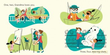 One, Two, Grandma Loves You: A Board Book (A One, Two, I Love You Book) - Shelly Becker [KSIĄŻKA]