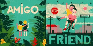 Two Worlds (Dos mundos): A First Picture Book of English and Spanish Words - Edel Rodriguez [KSIĄŻKA]