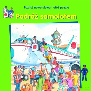 Podróż samolotem. Poznaj nowe słowa i ułóż puzzle - Gisela Fischer [KSIĄŻKA]