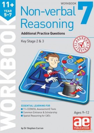 11+ Non-verbal Reasoning Year 5-7 Workbook 7: Additional Practice Questions - Dr Stephen C Curran [KSIĄŻKA]