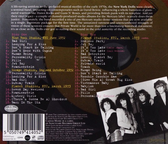 The New York Dolls: Private World: The Complete Demos 1972-1973 [2CD]