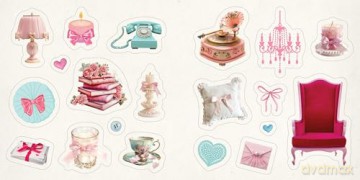 Coquette Stickers: 500+ Frilly, Flirty, and Feminine Stickers to Show Off Your Aesthetic (StickerCore) - Adams Media [KSIĄŻKA]