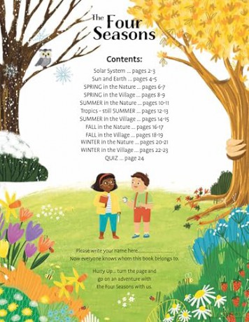 Deluxe Sticker Book: The Four Seasons: 2 (Deluxe Sticker Books, 1) - Joli Hannah [KSIĄŻKA]