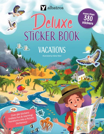 Deluxe Sticker Book: Vacations: 3 (Deluxe Sticker Books, 4) - Joli Hannah [KSIĄŻKA]