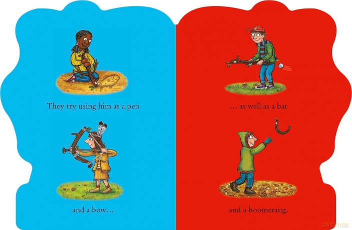 All About Stick Man - A Stick Man shaped board book - Julia Donaldson [KSIĄŻKA]