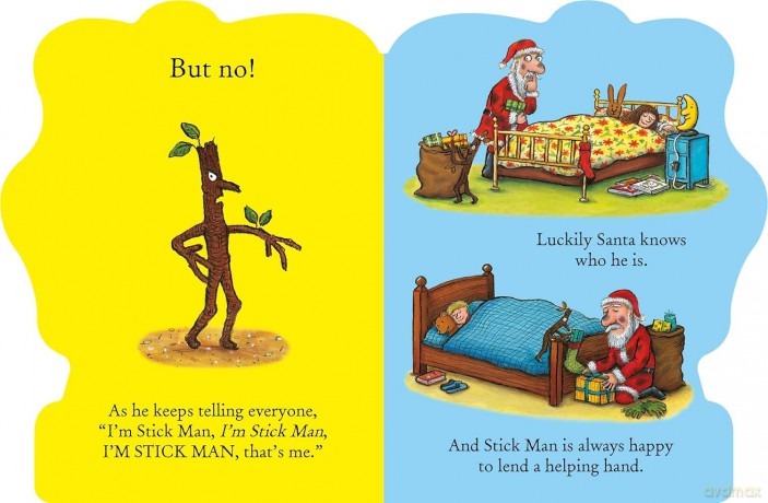 All About Stick Man - A Stick Man shaped board book - Julia Donaldson [KSIĄŻKA]