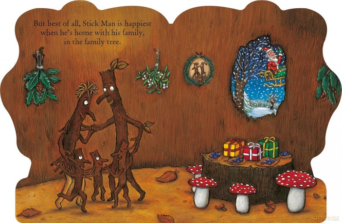 All About Stick Man - A Stick Man shaped board book - Julia Donaldson [KSIĄŻKA]