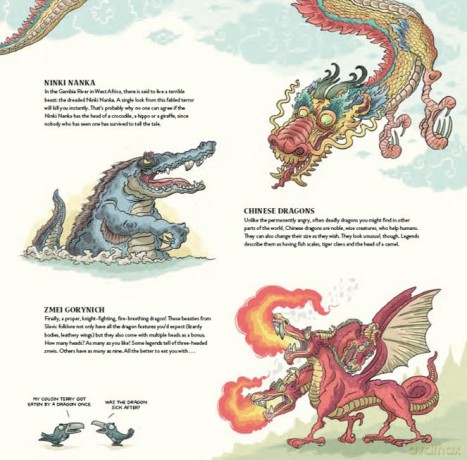 Mighty Myths and how to survive them a magnificently illustrated gift book, packed with fun, humour and marvellous myths from all around the world - Thiago de Moraes [KSIĄŻKA]