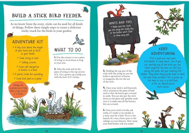 Stick Man and Friends Outdoor Activity Book: Get outside with your favourite characters with this perfect outdoor activity book from the creators of The Gruffalo and Zog - Julia Donaldson [KSIĄŻKA]