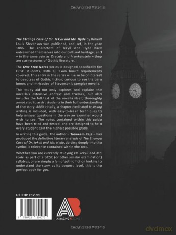 One Stop Notes for GCSE on Dr Jekyll and Mr Hyde: A Study Aid for the Novel by Robert Louis Stevenson: 2 - Tasneem Raja [KSIĄŻKA]