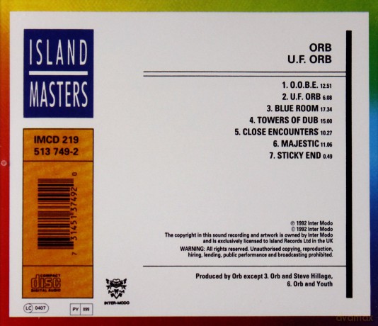 The Orb: U.F.Orb [CD]
