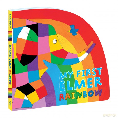 My First Elmer Rainbow: Shaped Board Book - David McKee [KSIĄŻKA]