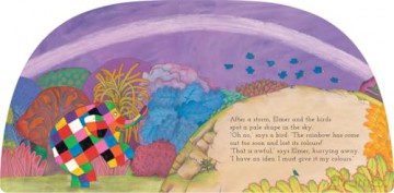 My First Elmer Rainbow: Shaped Board Book - David McKee [KSIĄŻKA]