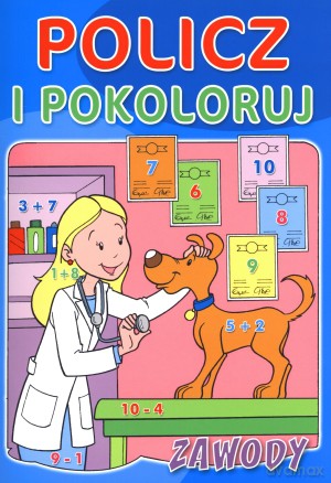 Policz i pokoloruj. Zawody - Krzysztof M. Wiśniewski [KSIĄŻKA]