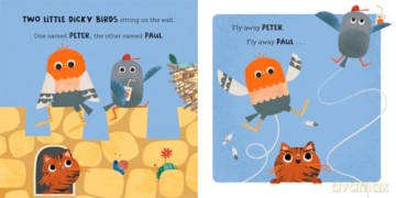 Two Little Dicky Birds: A play-along adventure - Anna Brooke [KSIĄŻKA]