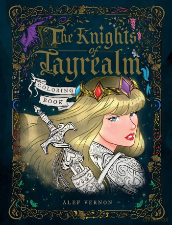 The Knights of Tayrealm Coloring Book - Alef Vernon [KSIĄŻKA]