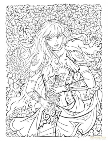 The Knights of Tayrealm Coloring Book - Alef Vernon [KSIĄŻKA]