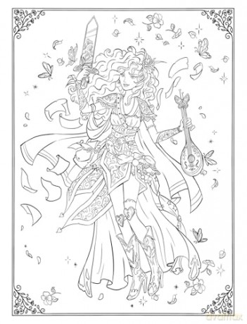 The Knights of Tayrealm Coloring Book - Alef Vernon [KSIĄŻKA]