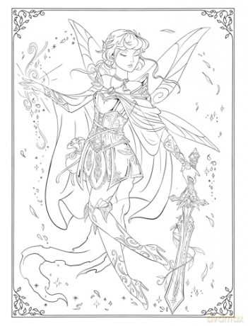 The Knights of Tayrealm Coloring Book - Alef Vernon [KSIĄŻKA]