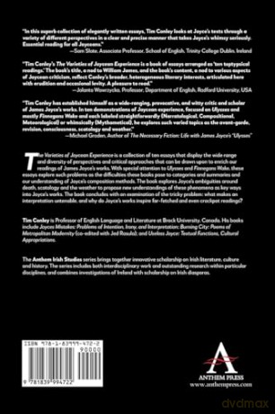 The Varieties of Joycean Experience (Anthem Irish Studies) - Tim Conley [KSIĄŻKA]