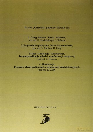 Polityka lokalna. Właściwości, determinanty, podmioty - Ewa Ganowicz (red.), Lech Rubisz (red.) [KSIĄŻKA]