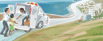 Avi the Ambulance Goes to the Beach: 4 (Avi the Ambulance, 4) - Deborah Bodin Cohen [KSIĄŻKA]